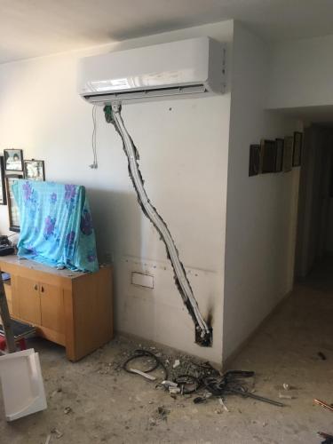 התקנת מזגן עילי